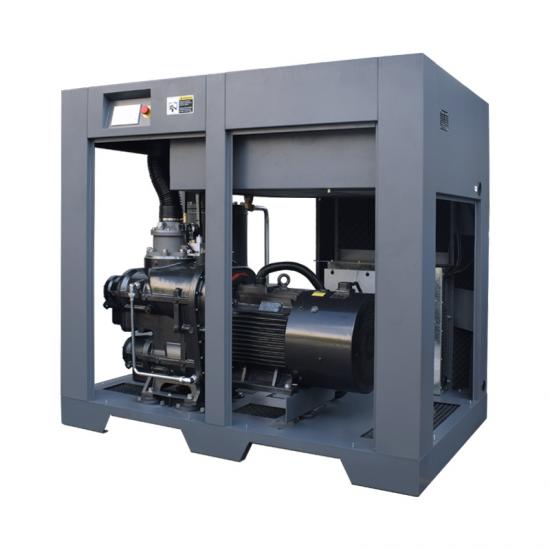 Two-stage Permanent Magnet Screw Compressor