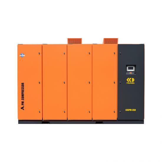 Huada LGGPM-350 Air-cooled Permanent Magnet Two-stage Variable Frequency Screw Air Compressor – 250 kW Independent Air-Duct Compressor